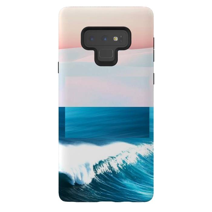 Galaxy Note 9 StrongFit Ocean & Moon by Uma Prabhakar Gokhale