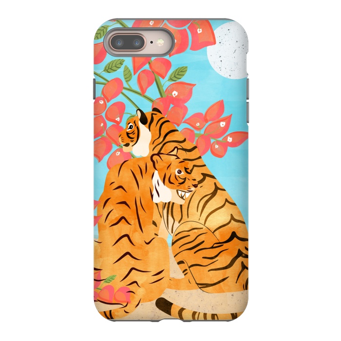 iPhone 7 plus StrongFit Tiger Honeymoon by Uma Prabhakar Gokhale
