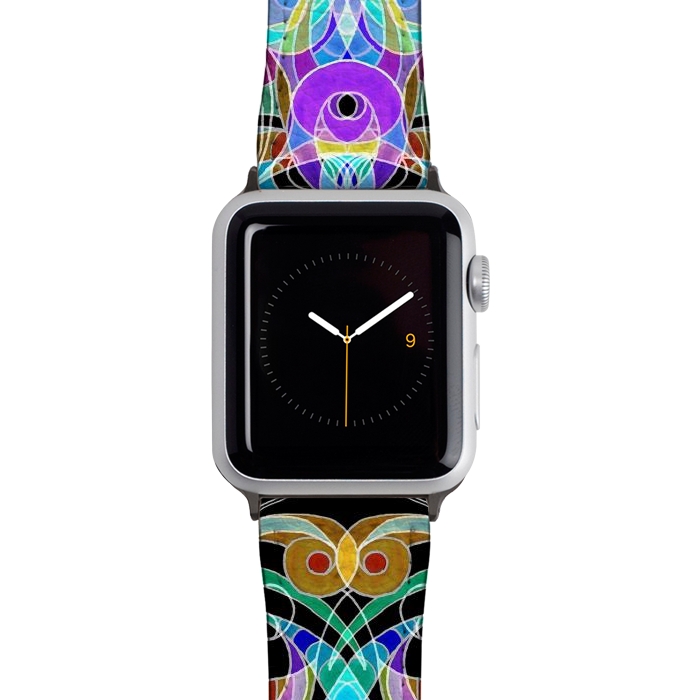 Watch 38mm / 40mm Strap PU leather Ethnic Style G11 by Medusa GraphicArt