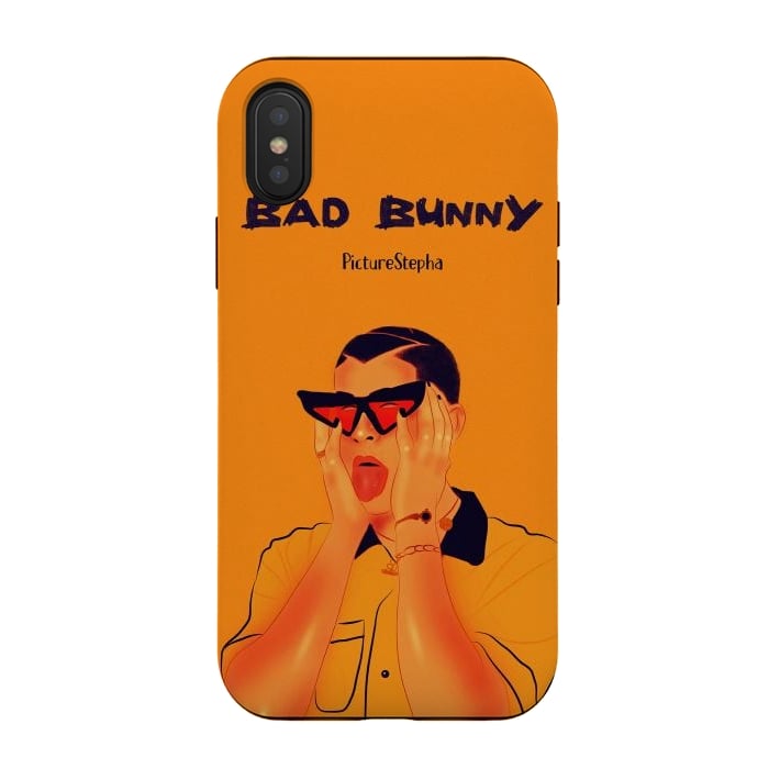 iPhone Xs / X StrongFit bad bunny by stephania