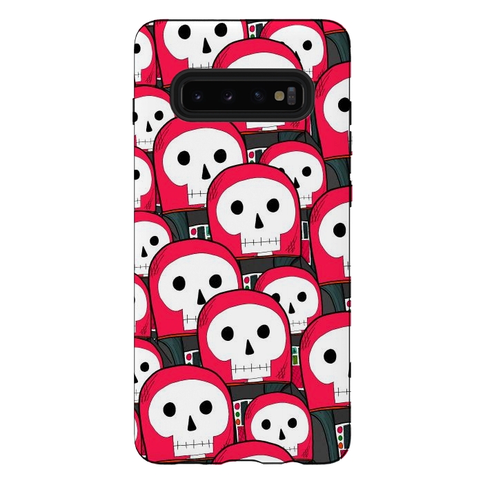 Galaxy S10 plus StrongFit The skeleton astronauts by Steve Wade (Swade)