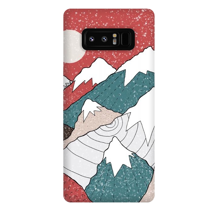 Galaxy Note 8 StrongFit The winter snow peaks by Steve Wade (Swade)