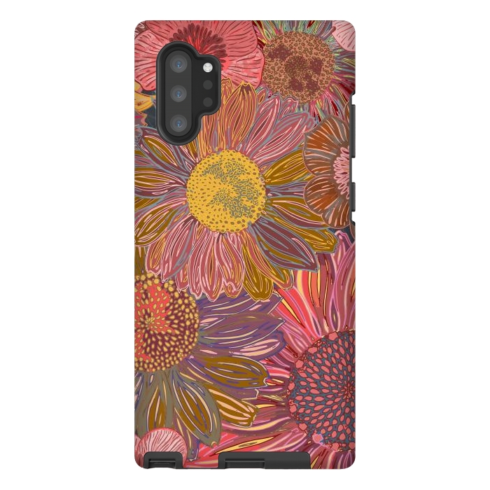 Galaxy Note 10 plus StrongFit A Daisy Day by Lotti Brown