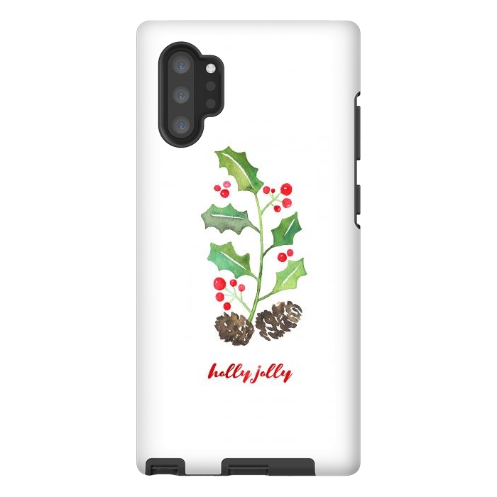 Galaxy Note 10 plus StrongFit Holly Jolly by Noonday Design