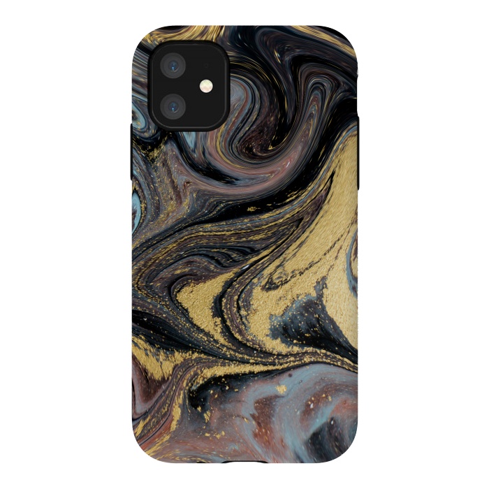 iPhone 11 StrongFit Liquid Marble Design IV by ArtsCase