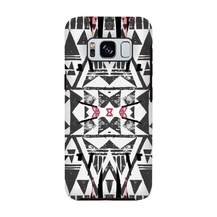Galaxy S8 StrongFit Ethnic tribal triangles by Oana 
