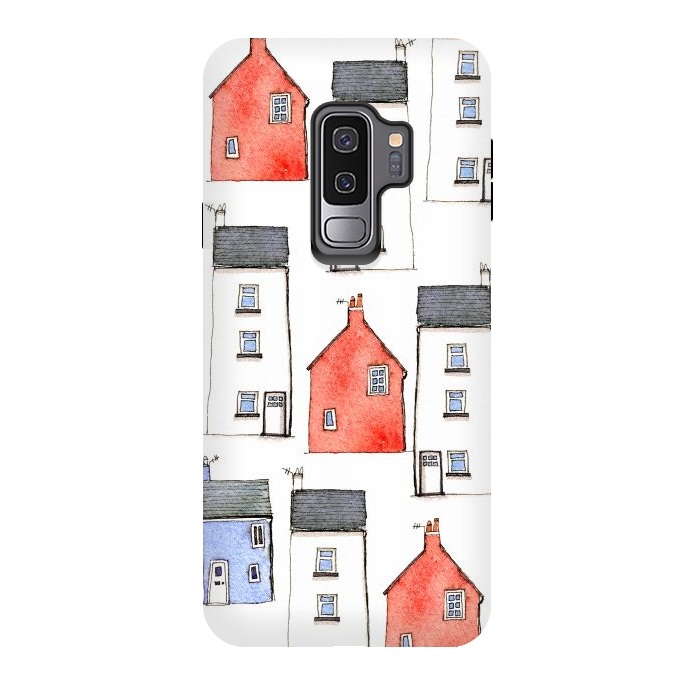 Galaxy S9 plus StrongFit Devon Houses by Nic Squirrell