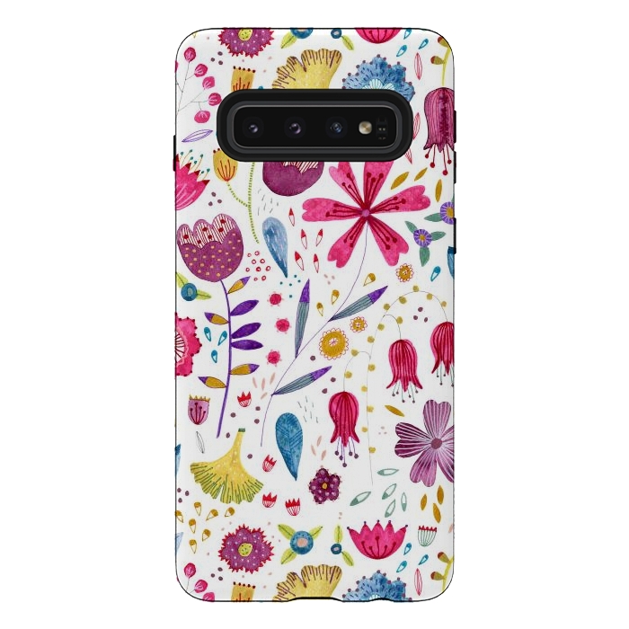 Galaxy S10 StrongFit Autumn Hedgerow by Nic Squirrell