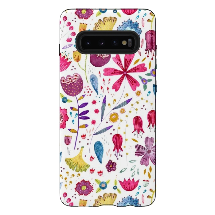 Galaxy S10 plus StrongFit Autumn Hedgerow by Nic Squirrell