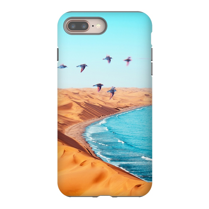 iPhone 7 plus StrongFit Desert Birds by Uma Prabhakar Gokhale