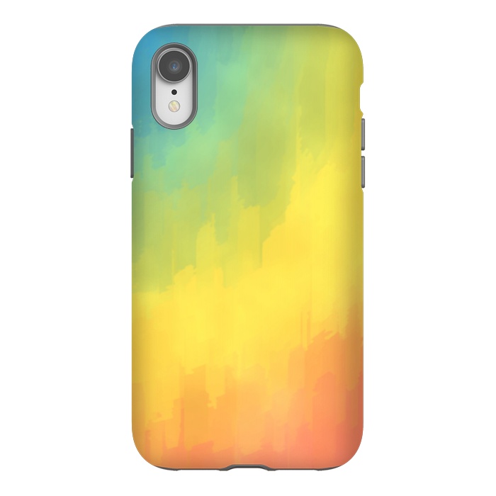 iPhone Xr StrongFit Watercolors Mix by Texnotropio