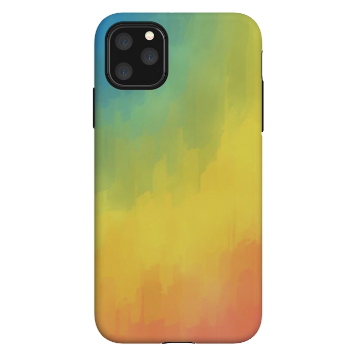 iPhone 11 Pro Max StrongFit Watercolors Mix by Texnotropio