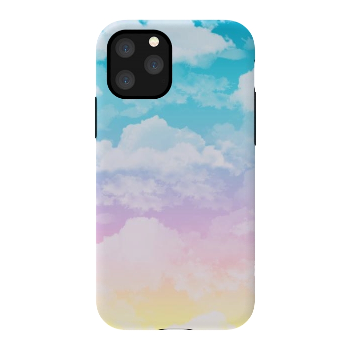 iPhone 11 Pro StrongFit Pastel Clouds by Julie Erin Designs