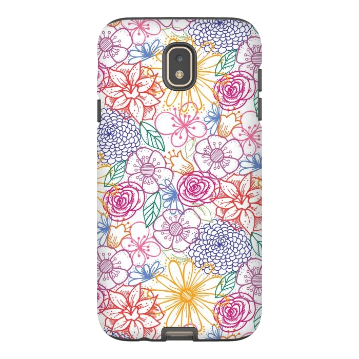Galaxy J7 StrongFit Summer Bright Floral by TracyLucy Designs