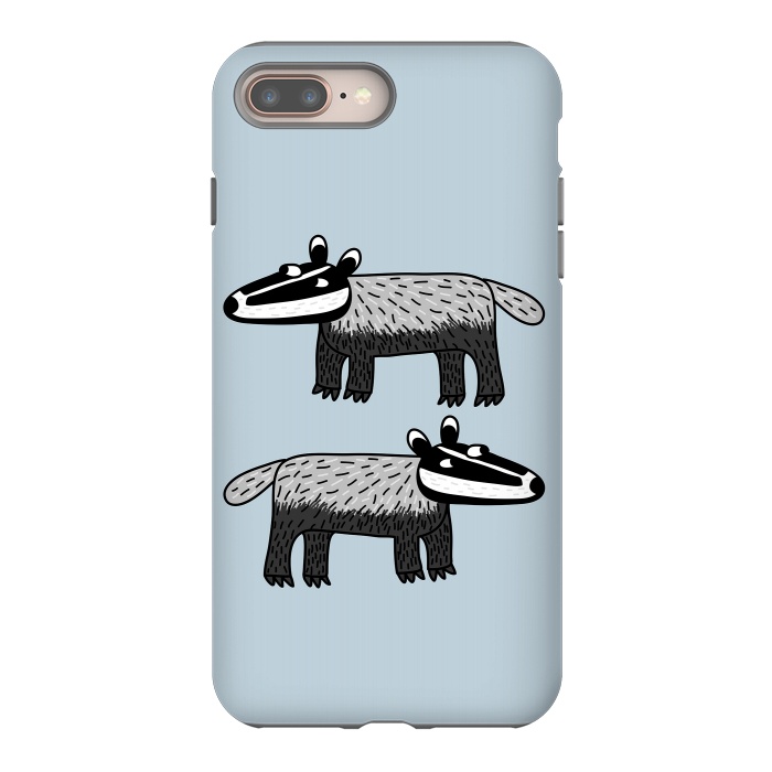 iPhone 7 plus StrongFit Badgers by Nic Squirrell