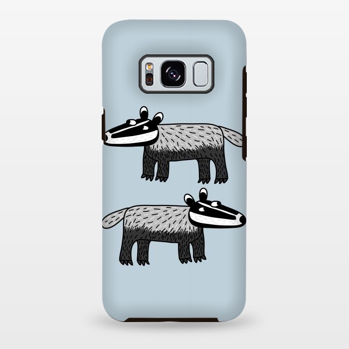 Galaxy S8 plus StrongFit Badgers by Nic Squirrell