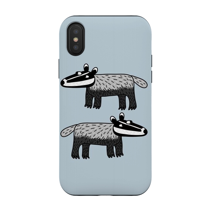 iPhone Xs / X StrongFit Badgers by Nic Squirrell