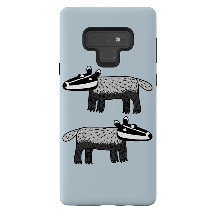 Galaxy Note 9 StrongFit Badgers by Nic Squirrell