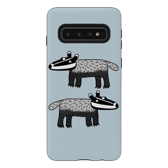 Galaxy S10 StrongFit Badgers by Nic Squirrell
