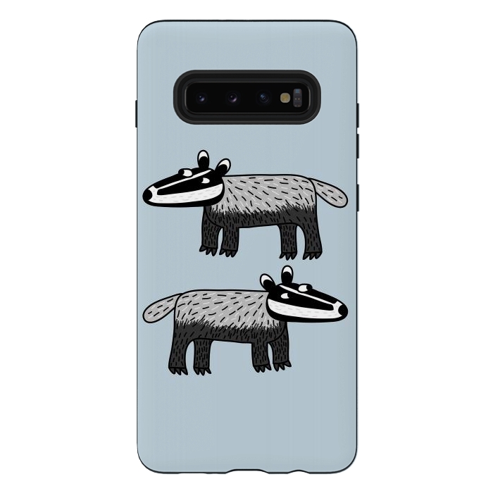 Galaxy S10 plus StrongFit Badgers by Nic Squirrell