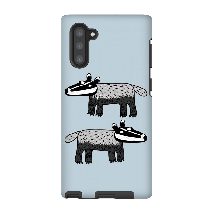 Galaxy Note 10 StrongFit Badgers by Nic Squirrell