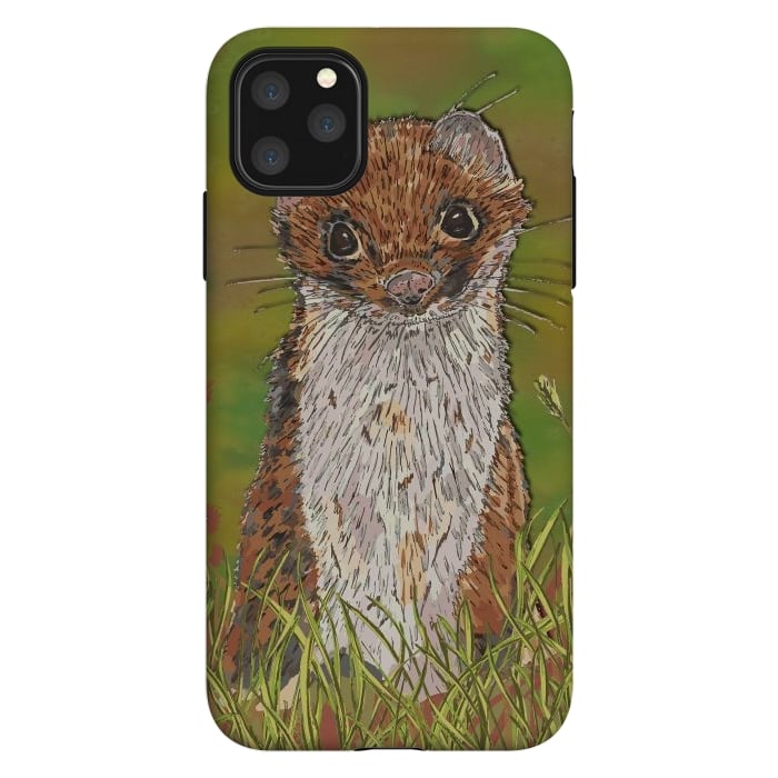 iPhone 11 Pro Max StrongFit Summer Stoat by Lotti Brown
