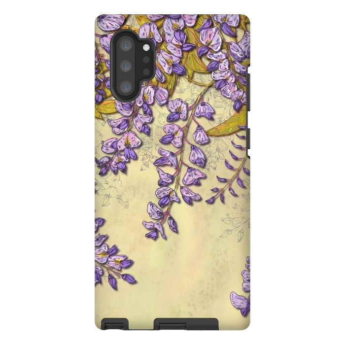 Galaxy Note 10 plus StrongFit Wisteria by Lotti Brown