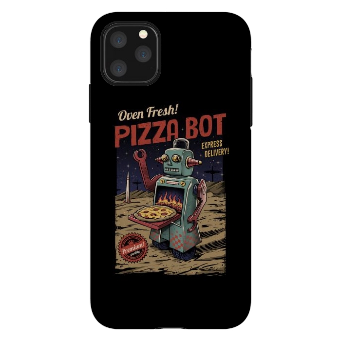iPhone 11 Pro Max StrongFit Pizza Bot by Vincent Patrick Trinidad