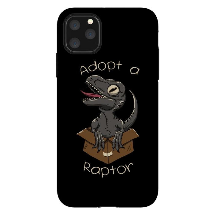 iPhone 11 Pro Max StrongFit Adopt a Raptor by Vincent Patrick Trinidad