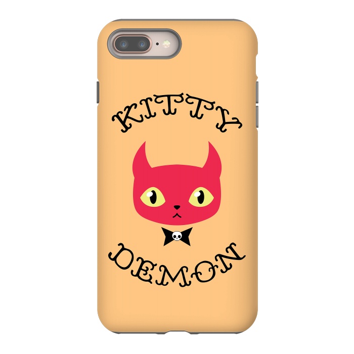 iPhone 7 plus StrongFit Kitty demon by Laura Nagel