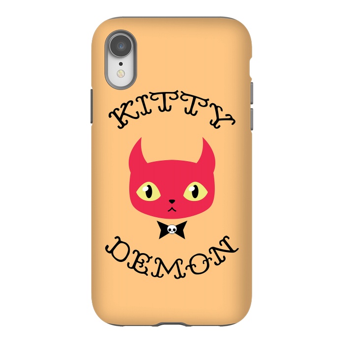 iPhone Xr StrongFit Kitty demon by Laura Nagel