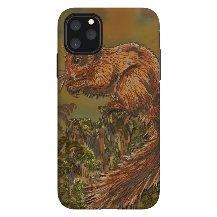 iPhone 11 Pro Max StrongFit September Squirrel by Lotti Brown