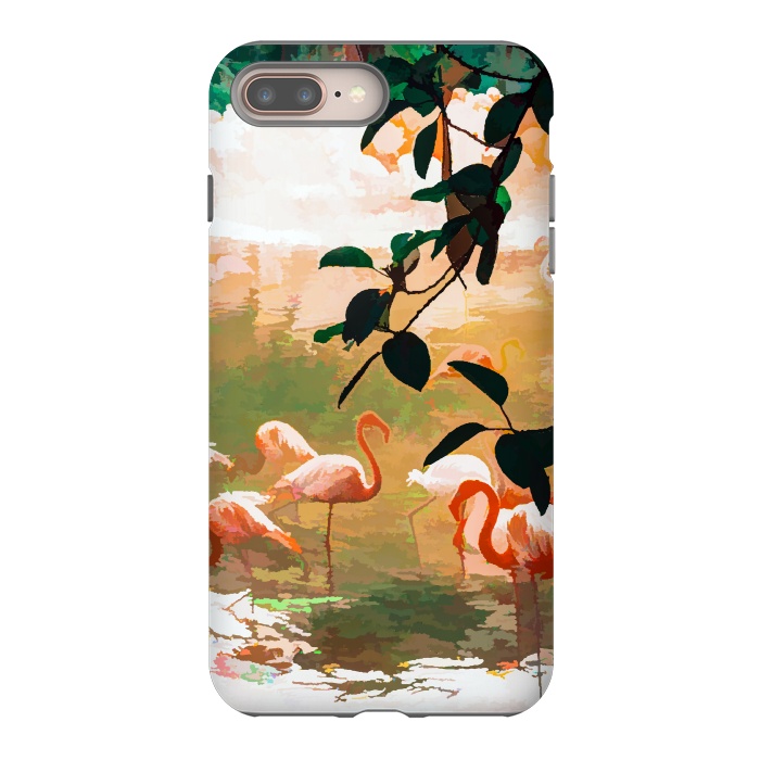 iPhone 7 plus StrongFit Flamingo Sighting by Uma Prabhakar Gokhale