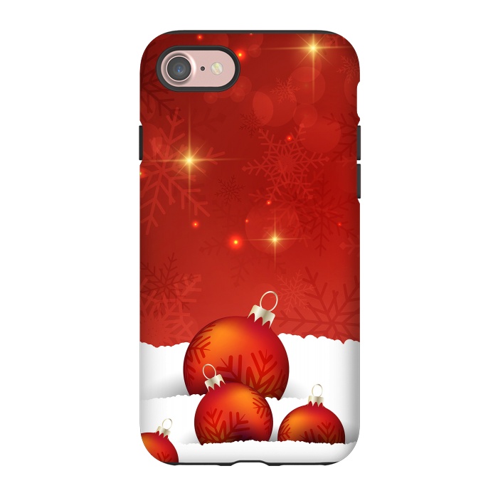 iPhone 7 StrongFit Red Christmas by Texnotropio