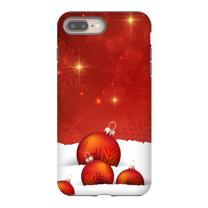 iPhone 7 plus StrongFit Red Christmas by Texnotropio