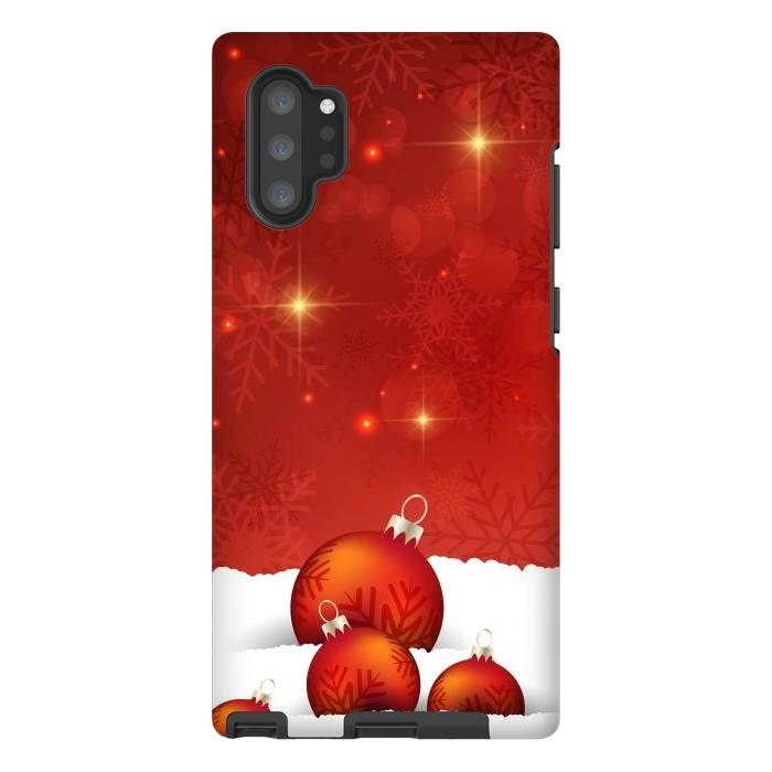 Galaxy Note 10 plus StrongFit Red Christmas by Texnotropio