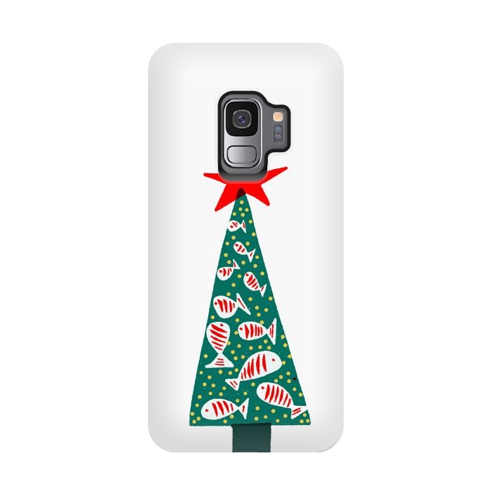 Galaxy S9 StrongFit Christmas Tree 1 by Hanny Agustine