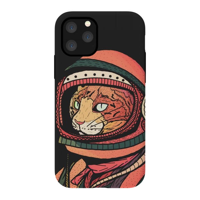 iPhone 11 Pro StrongFit The ginger space cat by Steve Wade (Swade)