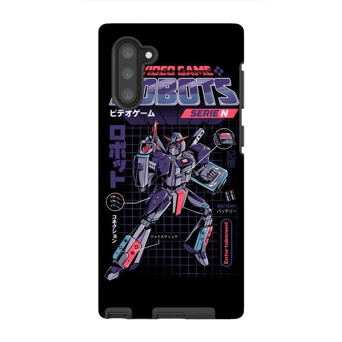 Galaxy Note 10 StrongFit Video Game Robot - Model N by Ilustrata