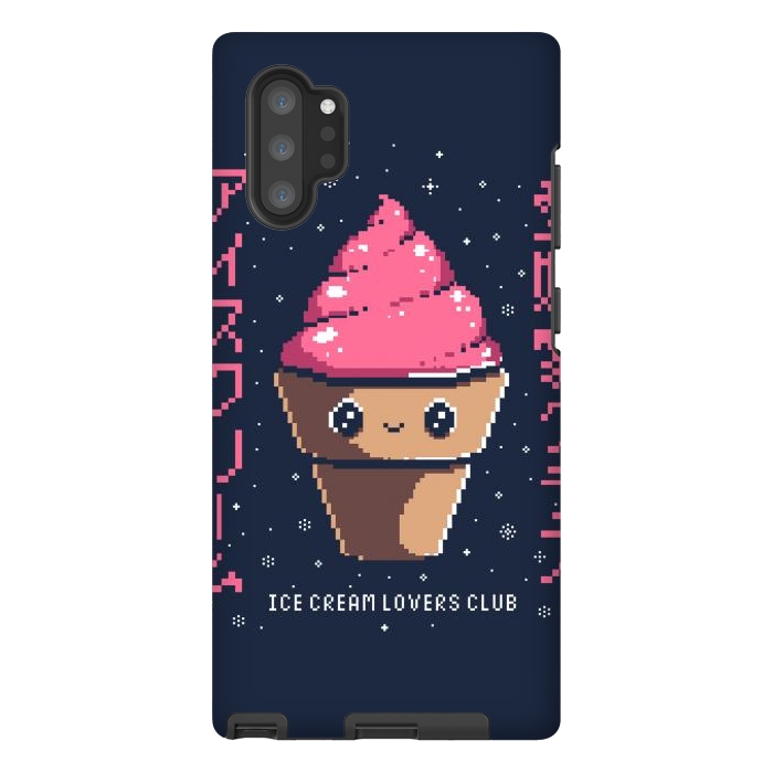 Galaxy Note 10 plus StrongFit Ice cream lovers club by Ilustrata