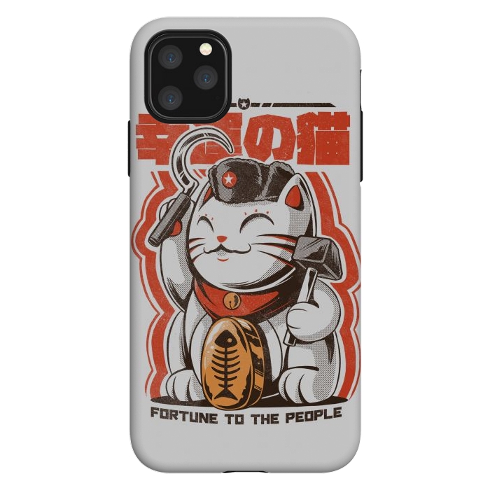 iPhone 11 Pro Max StrongFit Catnist by Ilustrata