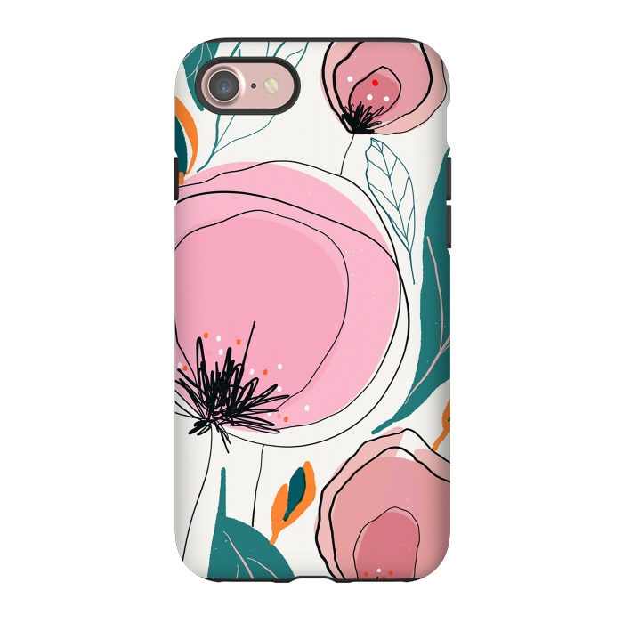 iPhone 7 StrongFit Cotona Florals by Hanny Agustine