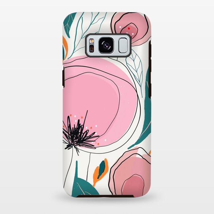 Galaxy S8 plus StrongFit Cotona Florals by Hanny Agustine