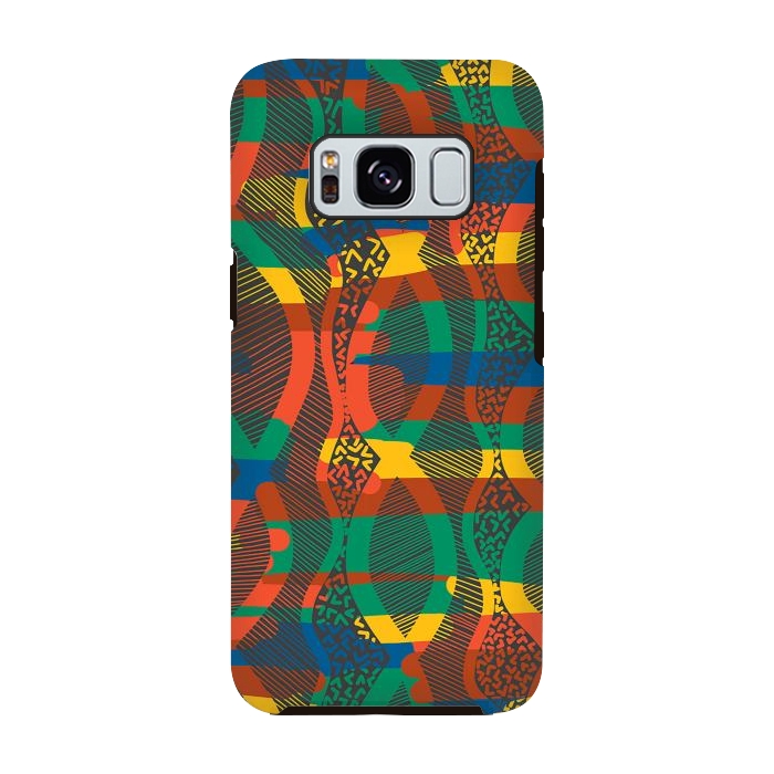 Galaxy S8 StrongFit African Lineart by Hanny Agustine