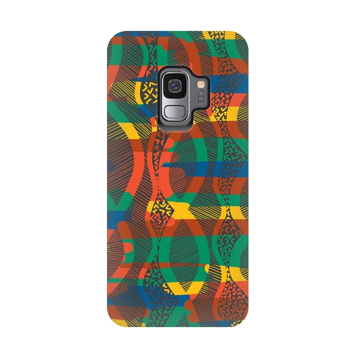 Galaxy S9 StrongFit African Lineart by Hanny Agustine