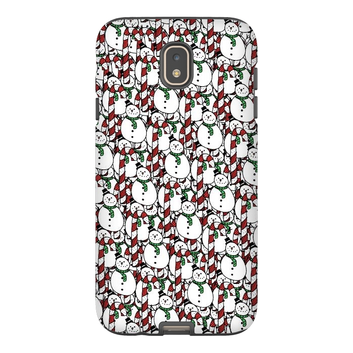 Galaxy J7 StrongFit Snowman pattern by Steve Wade (Swade)