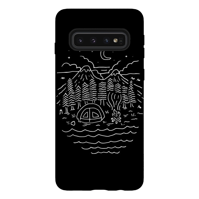 Galaxy S10 StrongFit The Great Outdoors (for dark) by Afif Quilimo