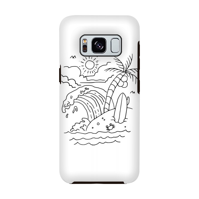 Galaxy S8 StrongFit The Waves are Calling by Afif Quilimo