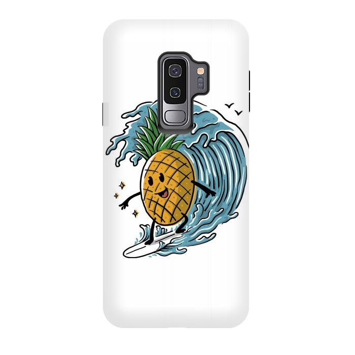 Galaxy S9 plus StrongFit Pineapple Surfing by Afif Quilimo