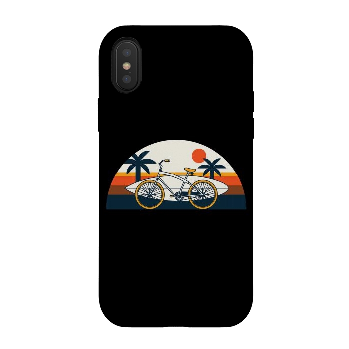 iPhone Xs / X StrongFit Surf Bike by Afif Quilimo